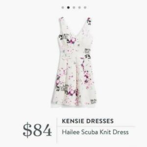 NWT Kenzie Floral Dress V-neck Size 8 NWT Fit & Flare Summer Dress!